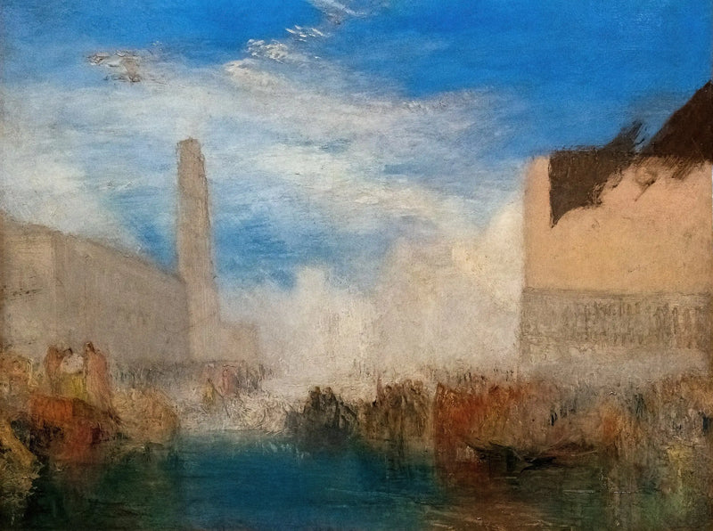 Venedig, Piazzettaen med ceremonien for Doge, der gifter sig med havet - J. M. W. Turner