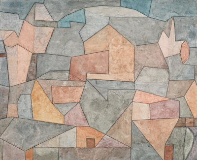 Landsby blandt klipperne (Ort in Felsen) - Paul Klee