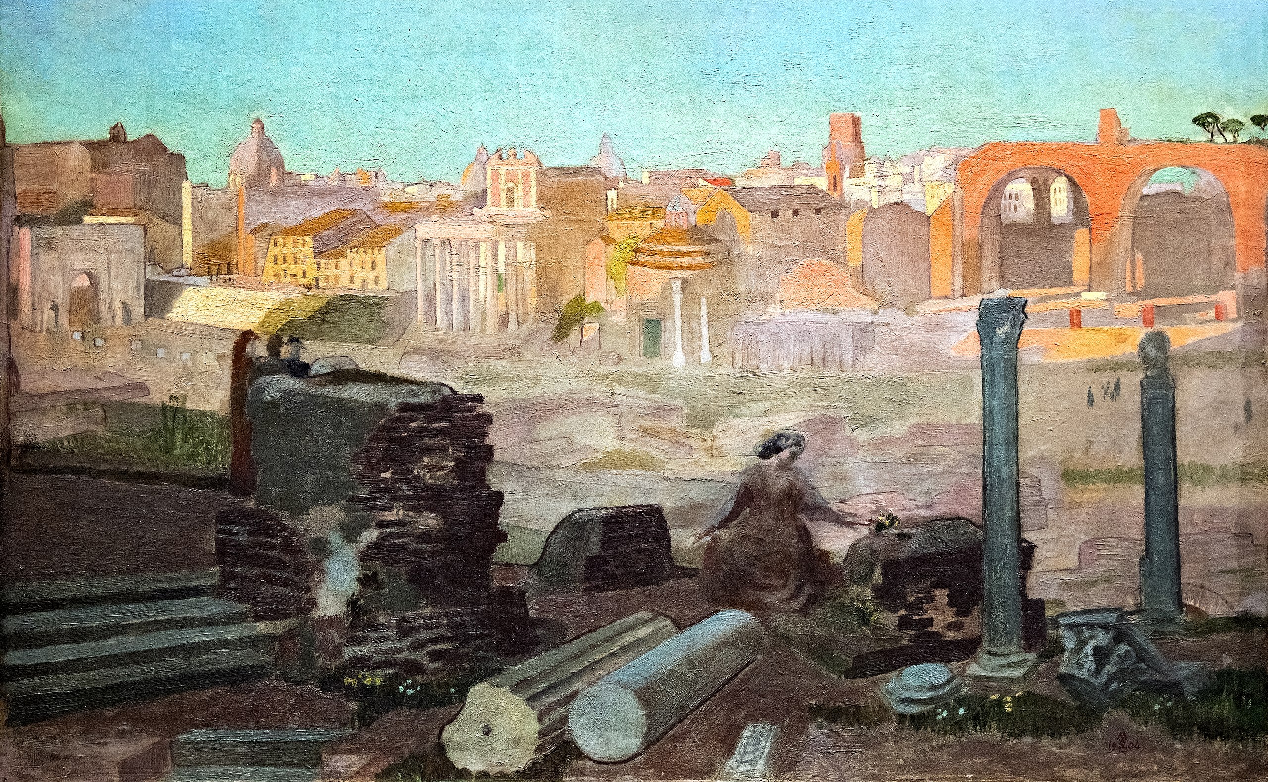 Vue du Forum - Maurice Denis - Alpha Reproduction