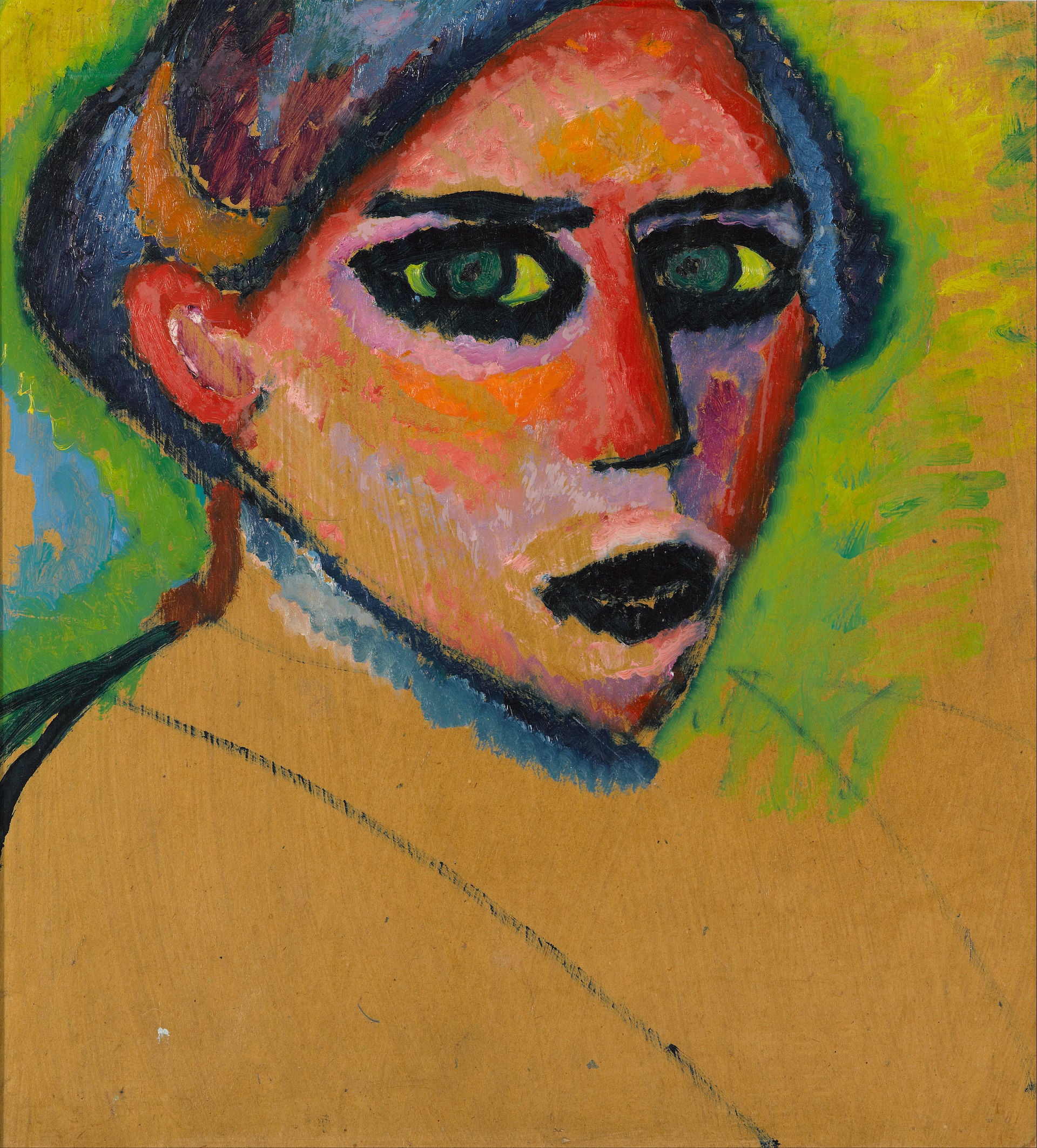 visage de femme - Alexej von Jawlensky