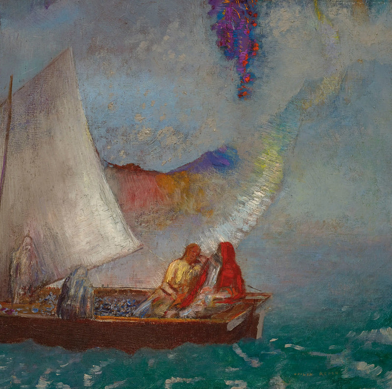 Den grå sejl - Odilon Redon