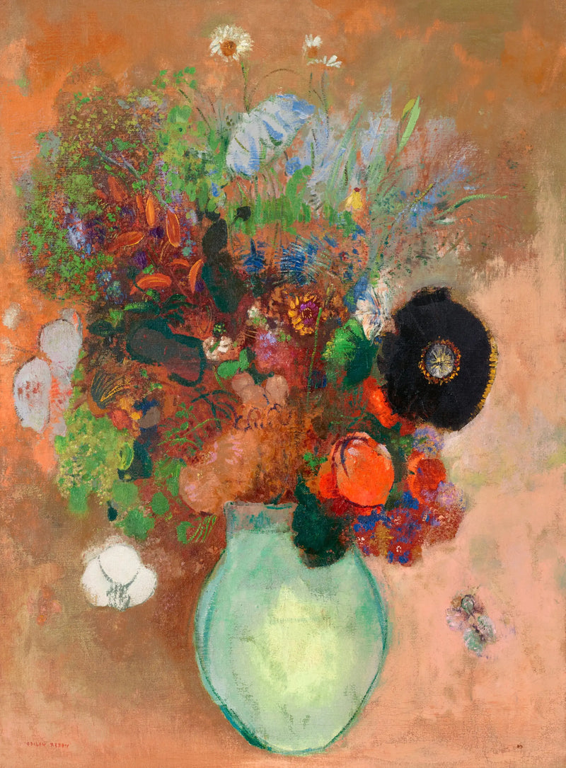 Den sorte valmue - Odilon Redon