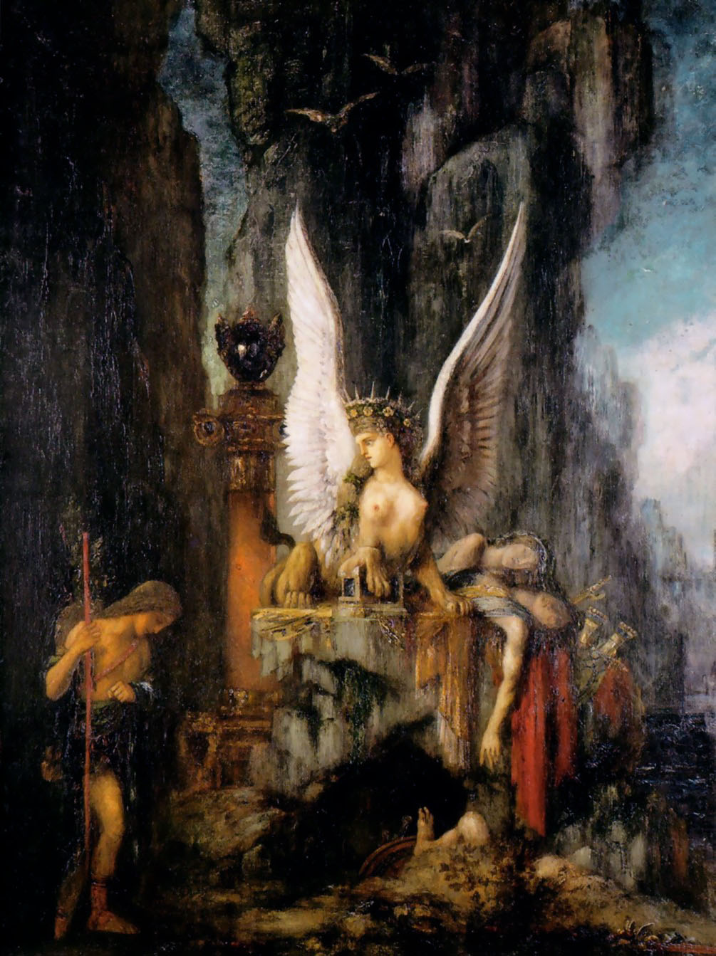 Œdipus Rejsende - Gustave Moreau