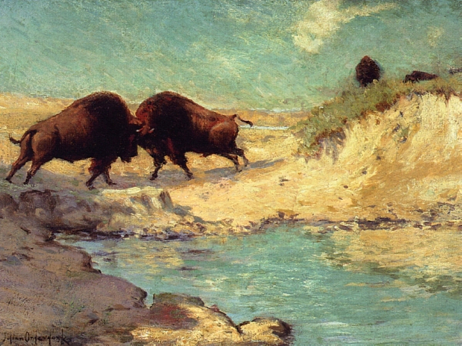 Chasse au bison - Julian Onderdonk
