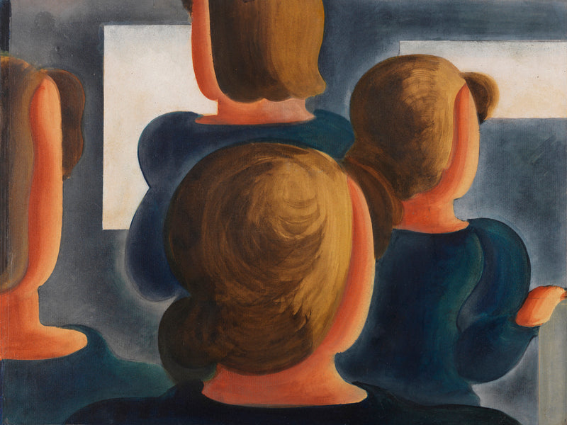 Tétrade avec du gris - Oskar Schlemmer