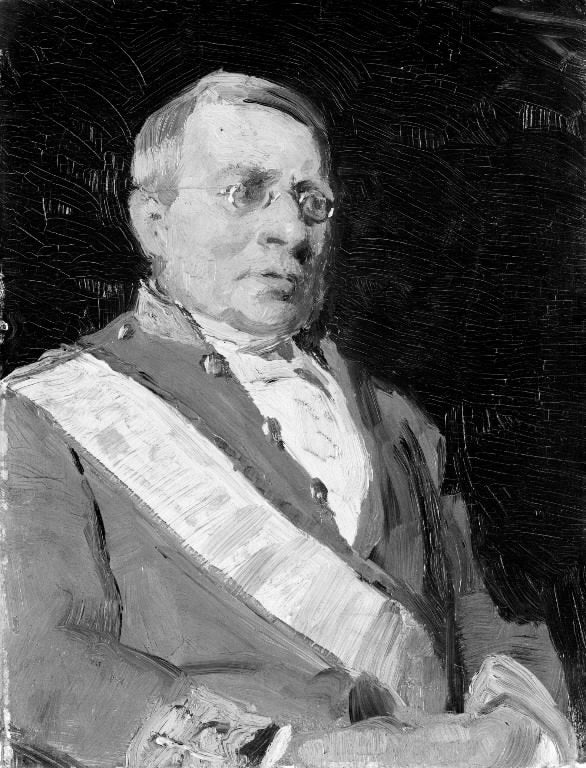 Portrait du rigsgreve Wilhelm Sponneck - Peder Severin Krøyer