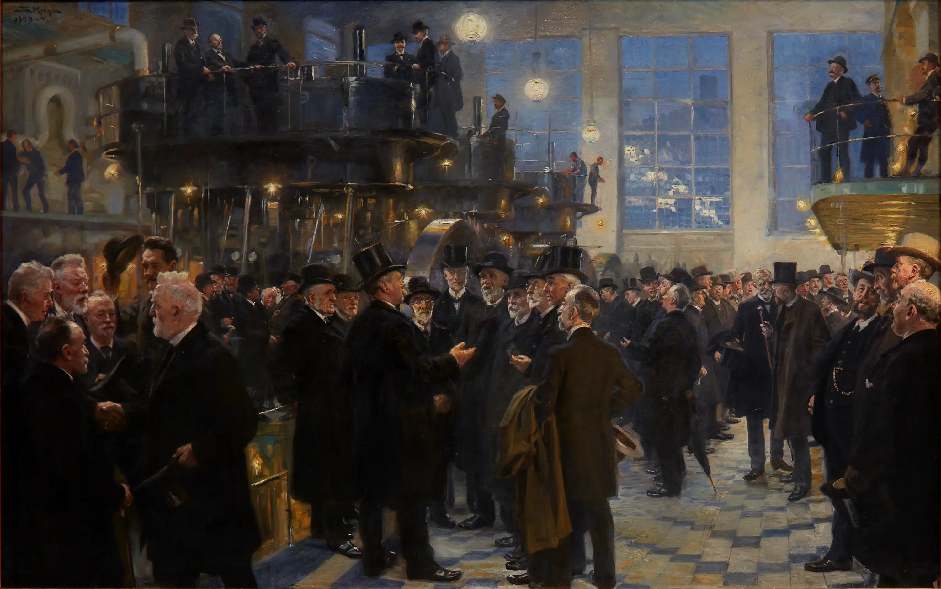 Les Hommes de l’industrie - Peder Severin Krøyer - Alpha Reproduction