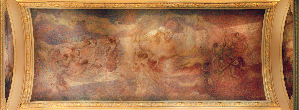 A Música - Painel Central do Foyer do Theatro Municipal do Rio de Janeiro - Eliseu Visconti