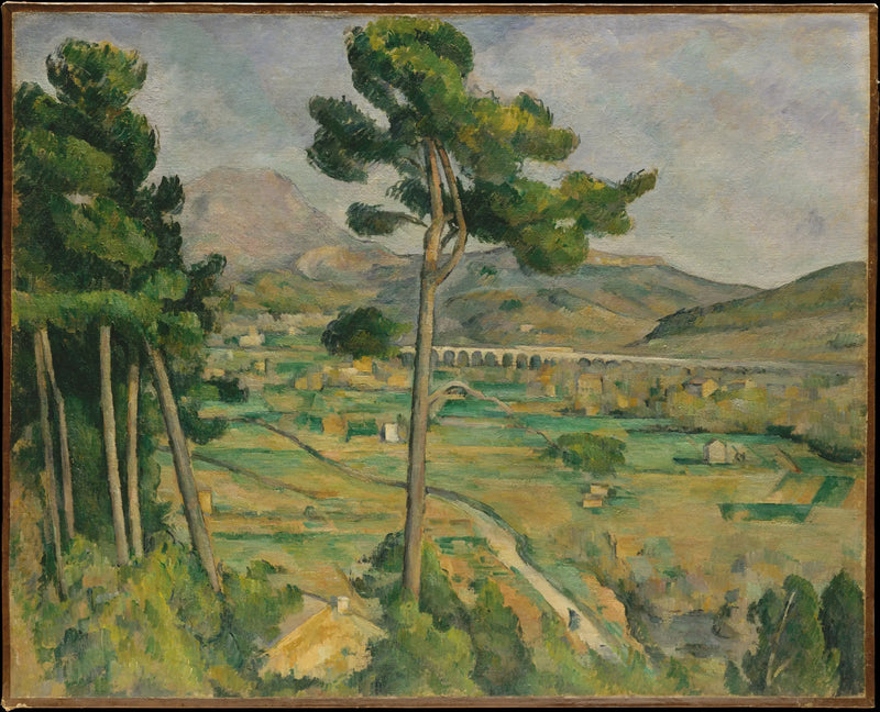 La Montagne Sainte-Victoire set fra Montbriand - Paul Cézanne