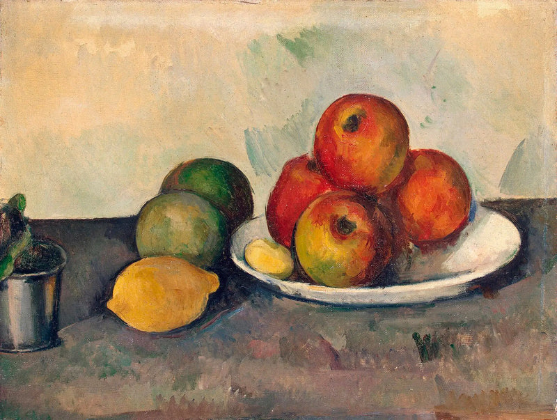 Stilleben med æbler - Paul Cézanne