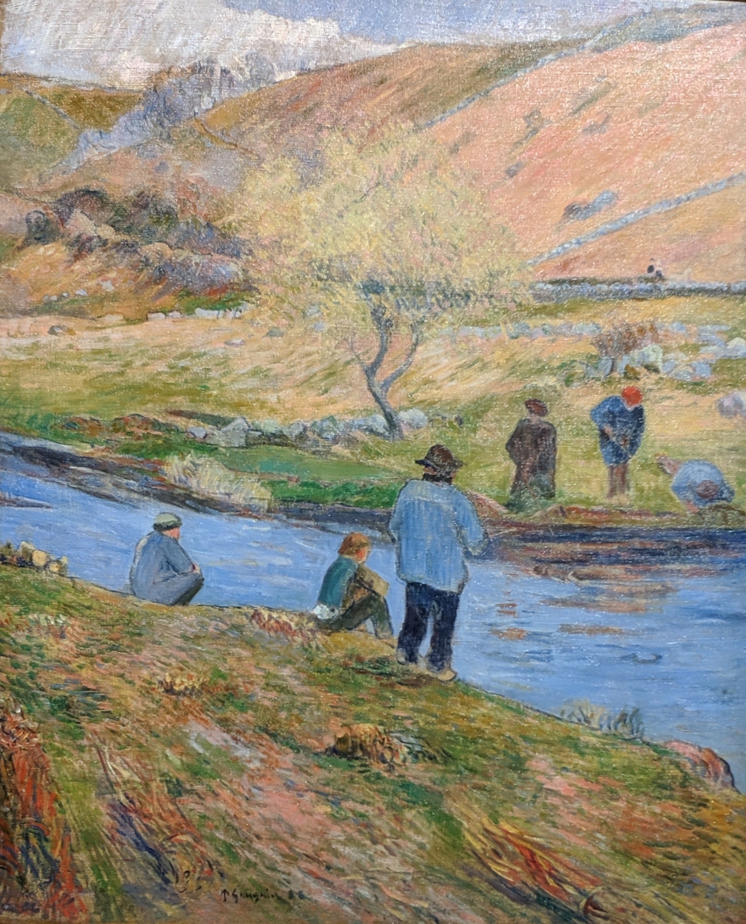 Breton fiskere - Paul Gauguin