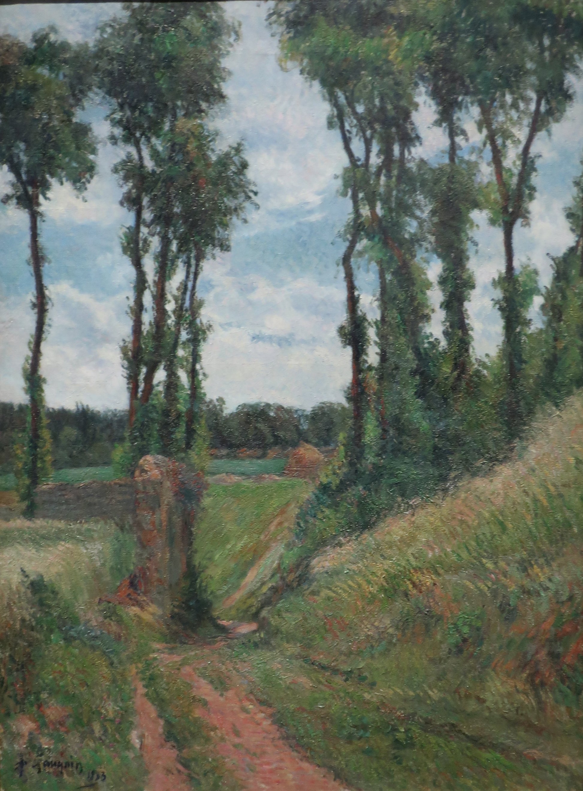Sti ved poplerne, Osny - Paul Gauguin
