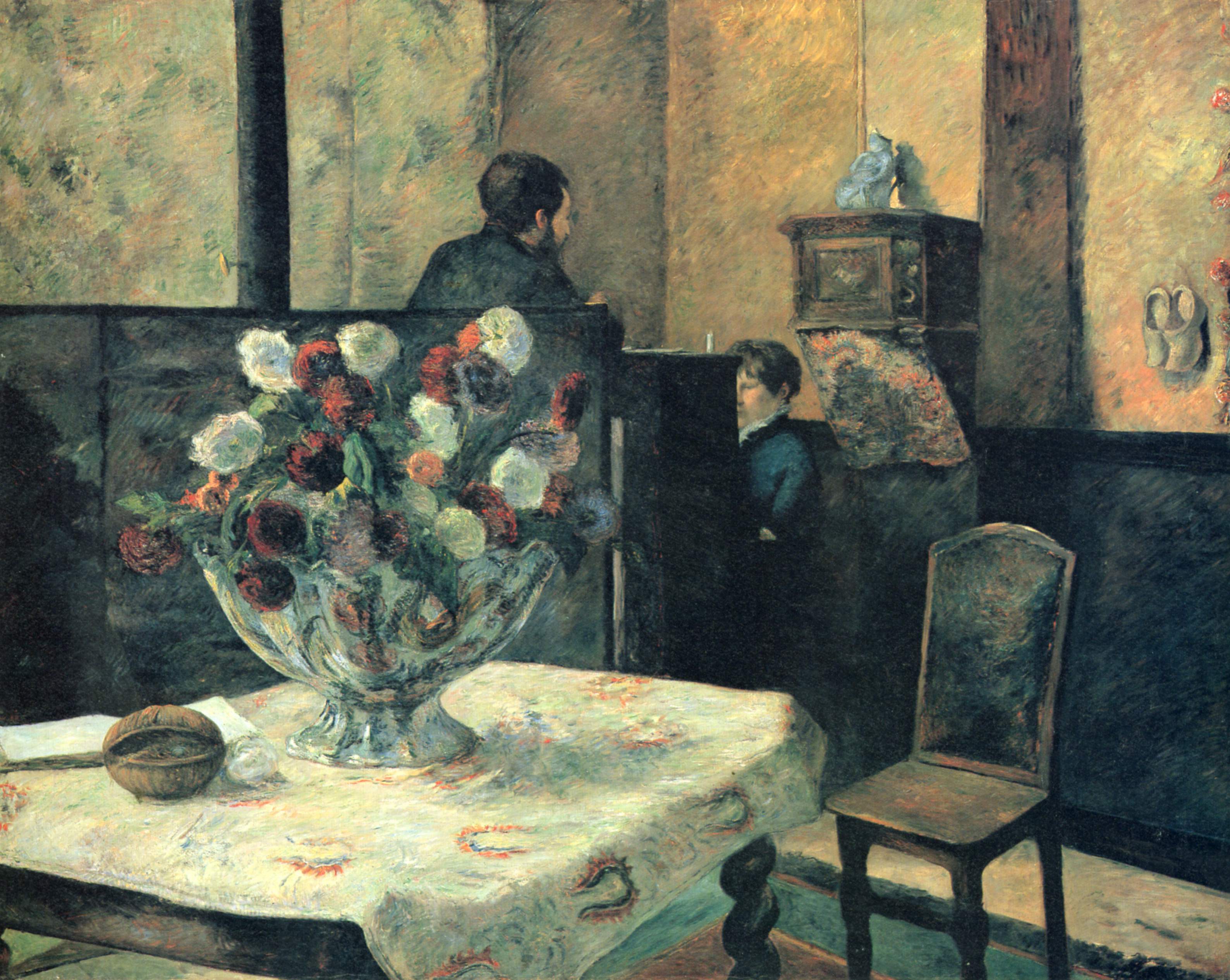 Malerens indre i Paris, rue Carcel - Paul Gauguin