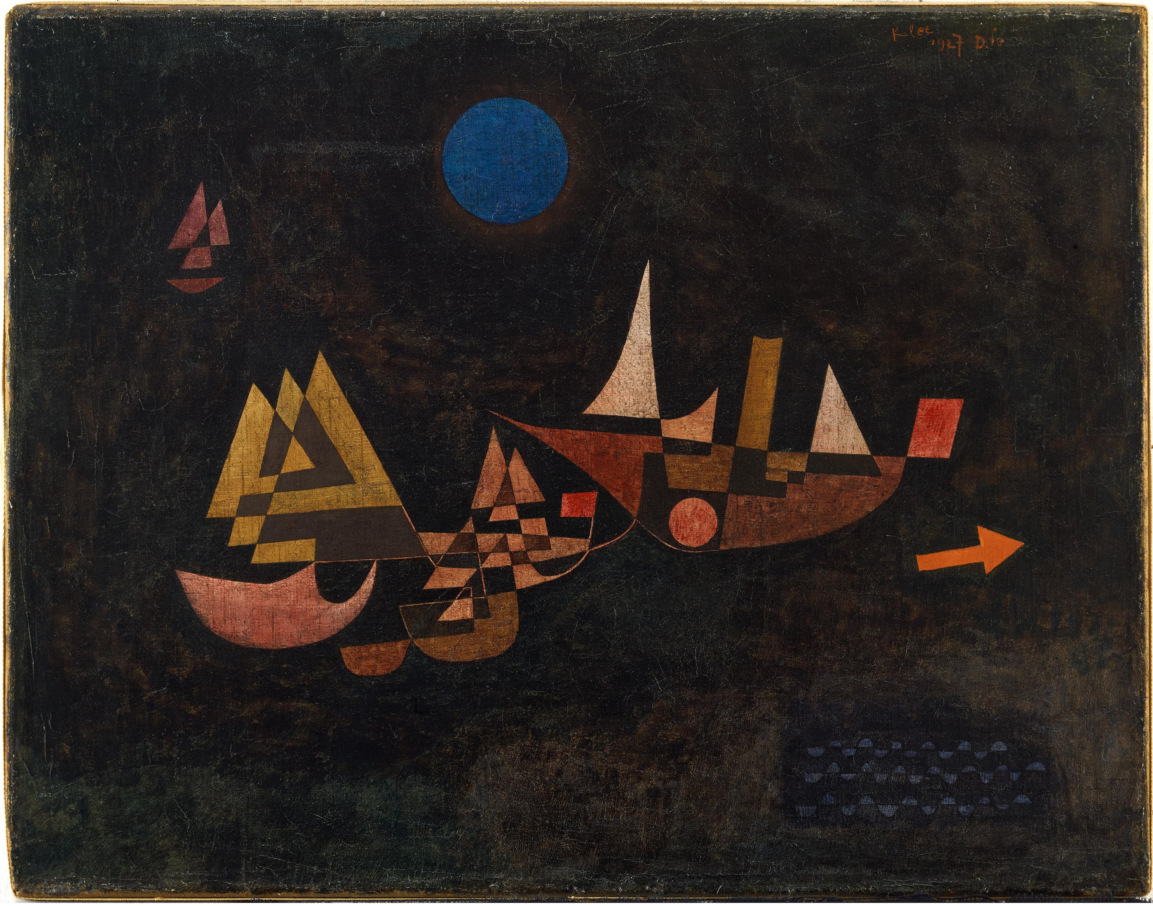 Bådenes afgang - Paul Klee
