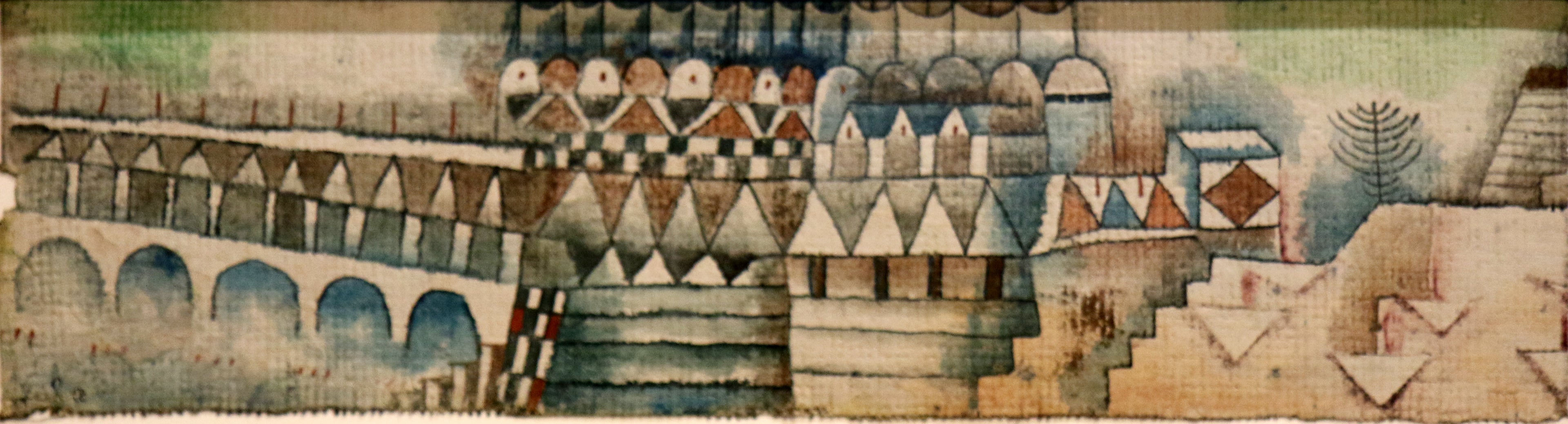 Gamle by og bro - Paul Klee