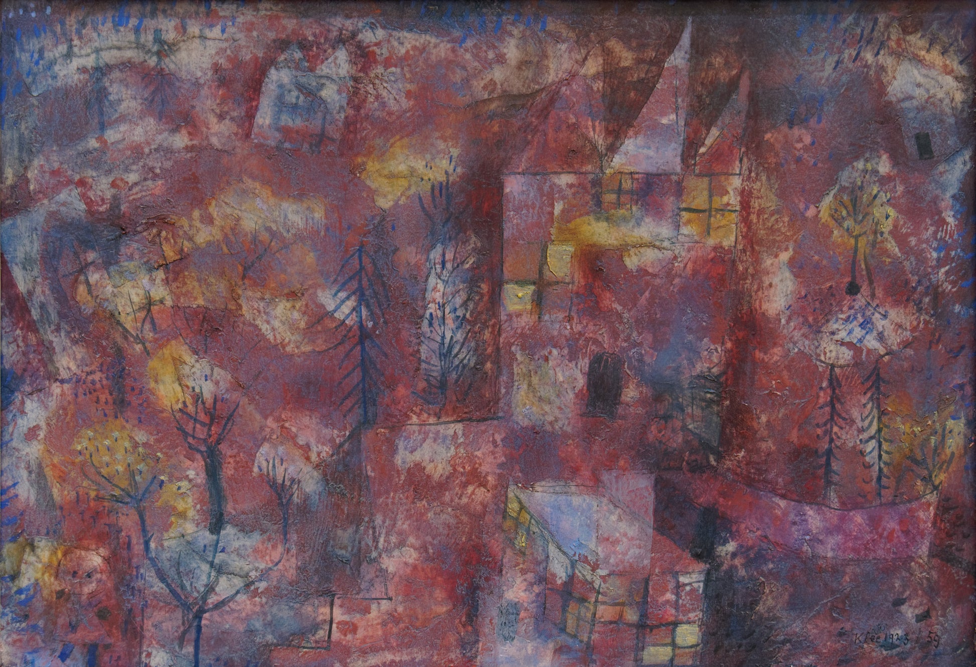 landskab med barnet - Paul Klee