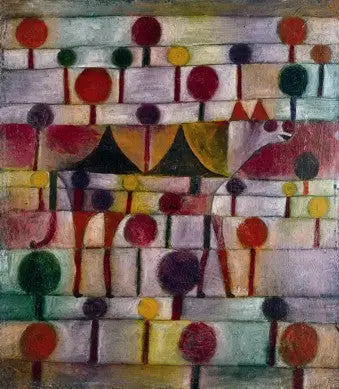 Kamel (i et rytmisk landskab med træer) - Paul Klee