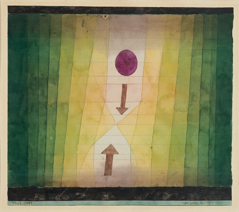 vor dem Blitz - Paul Klee