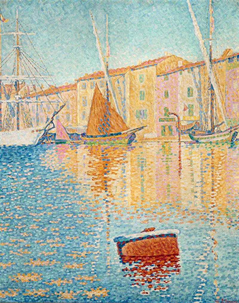 Den røde bøje - Paul Signac