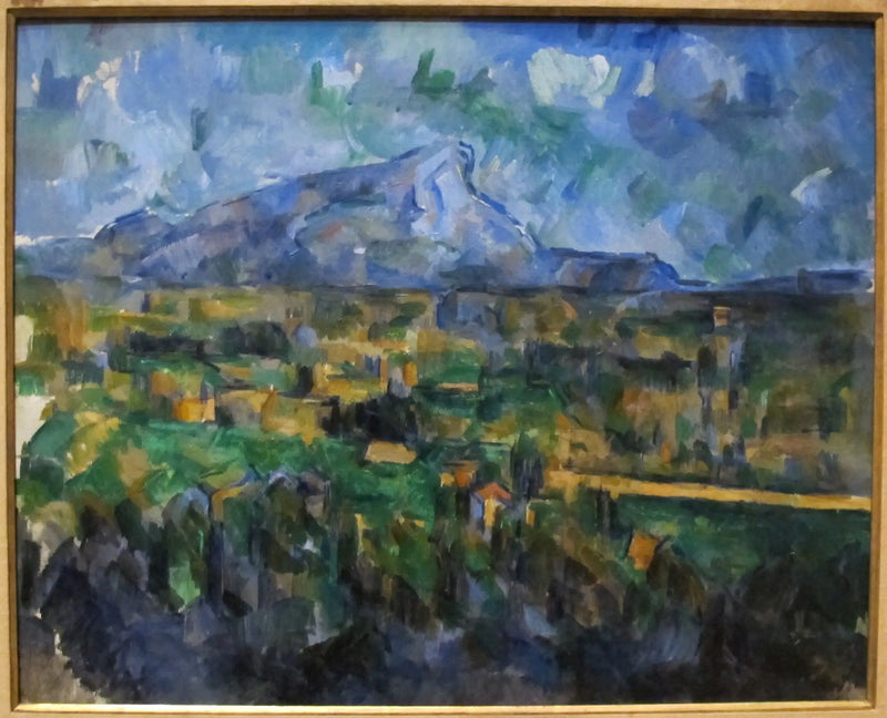 La Montagne Sainte-Victoire set fra Lauves - Paul Cézanne