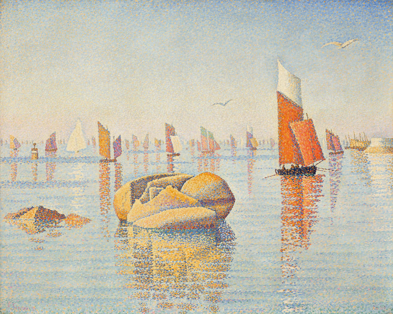 Concarneau. Morgenens Ro. Op. 219 (Larghetto) - Paul Signac