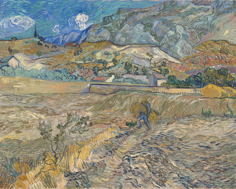 Landskab i Saint-Rémy - Vincent van Gogh