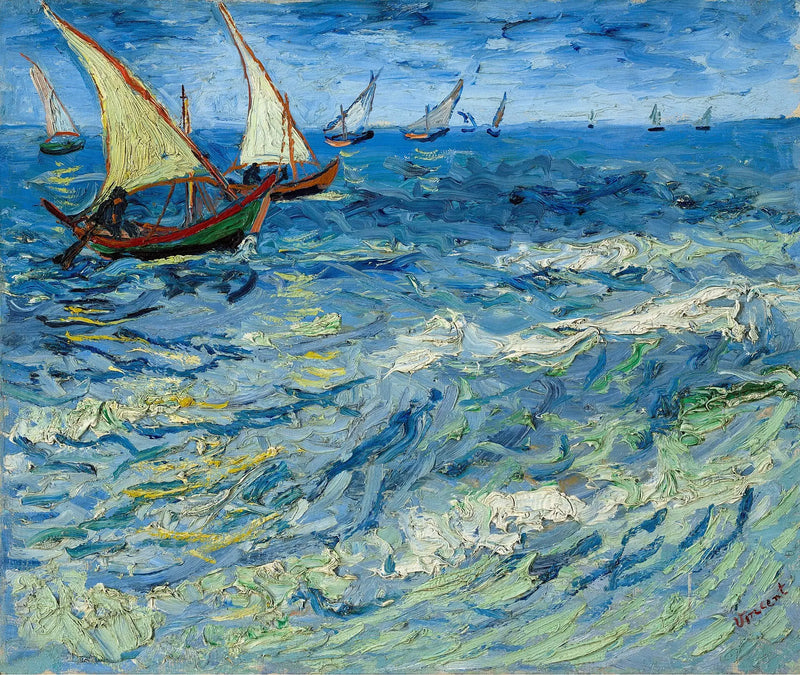 Sølandskab ved Saintes-Maries - Vincent van Gogh