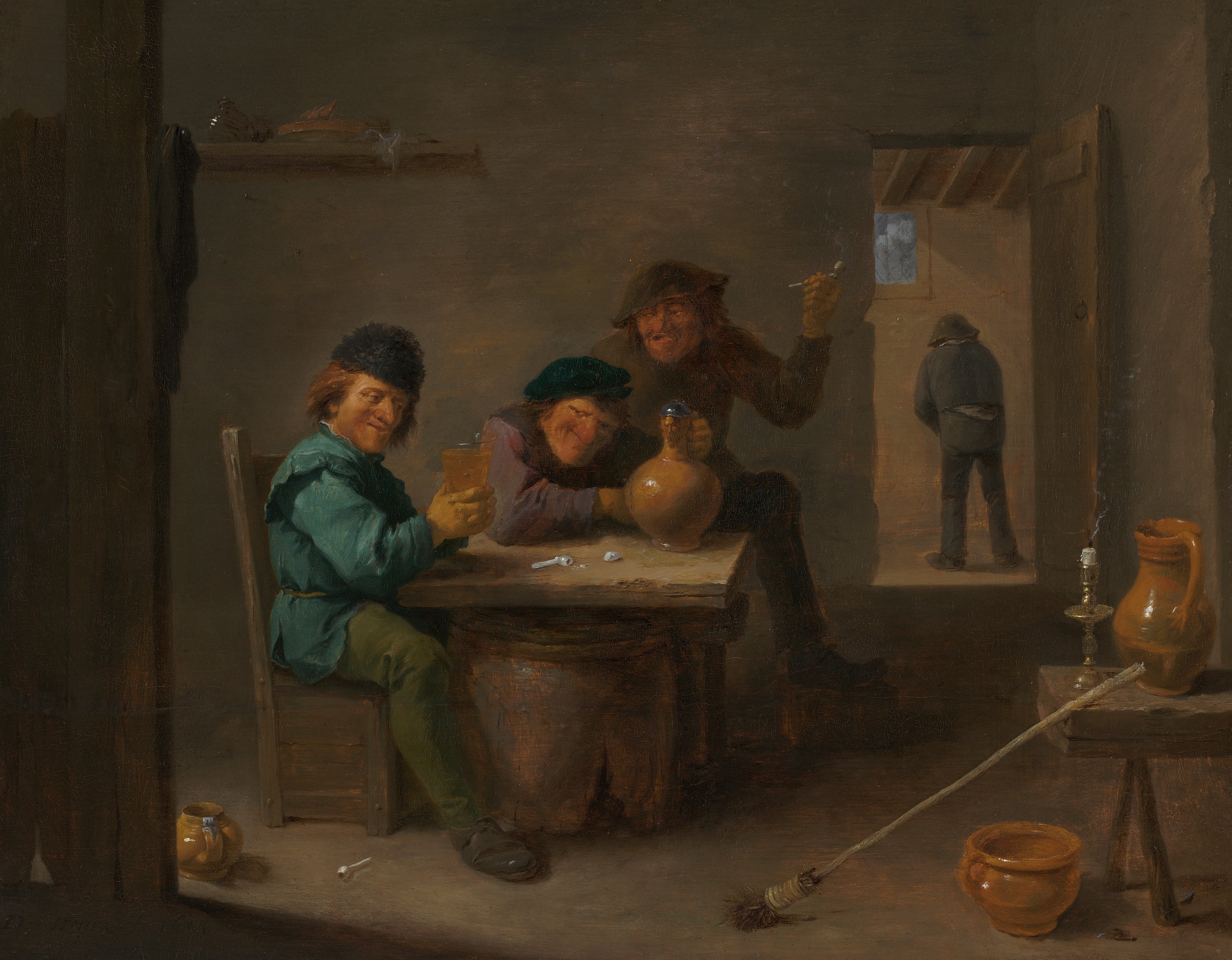 Paysans dans une taverne - David Teniers le Jeune