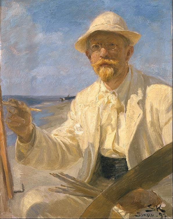Selvportræt, 1897 - Peder Severin Krøyer