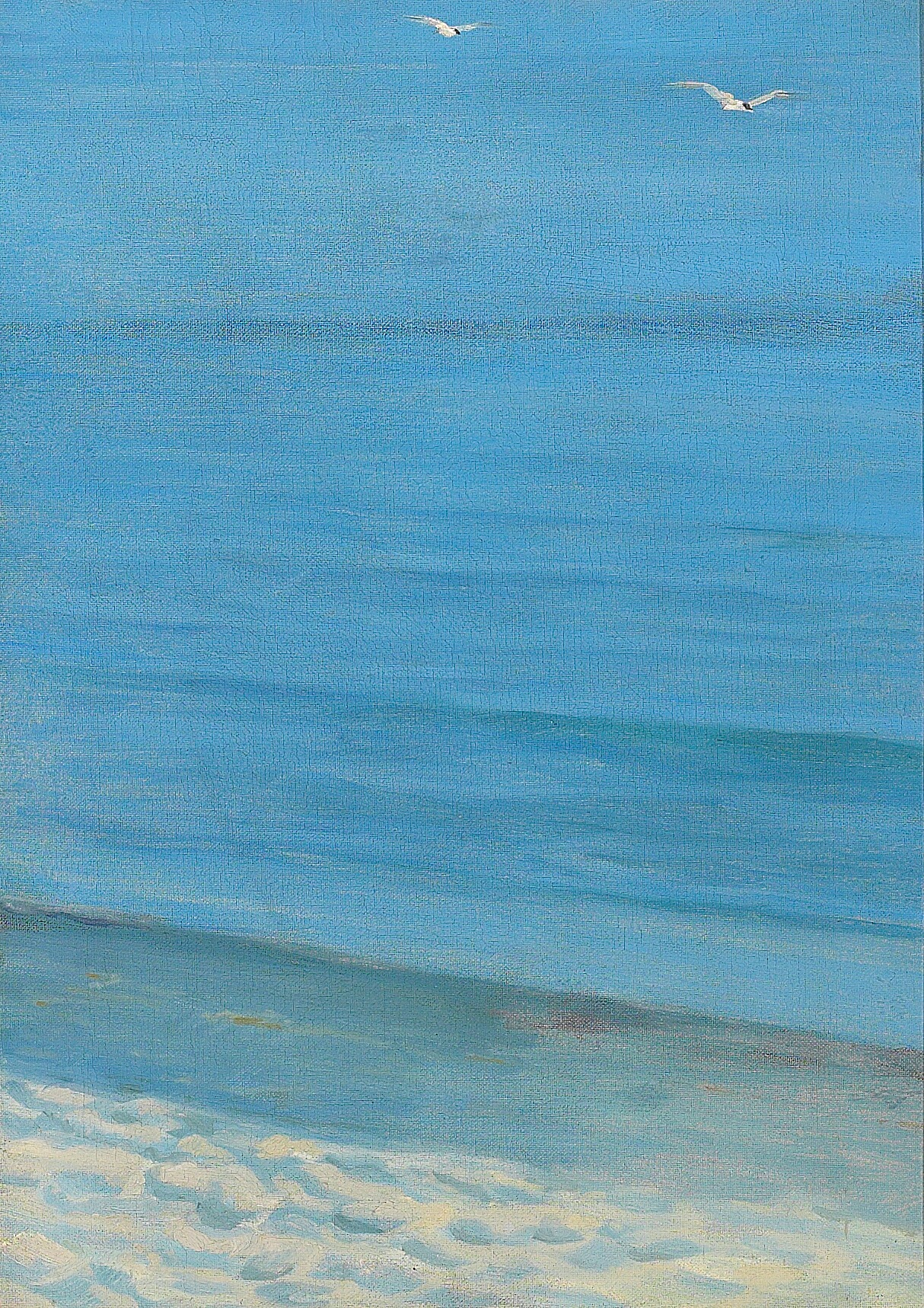 Studie af en strand - Peder Severin Krøyer