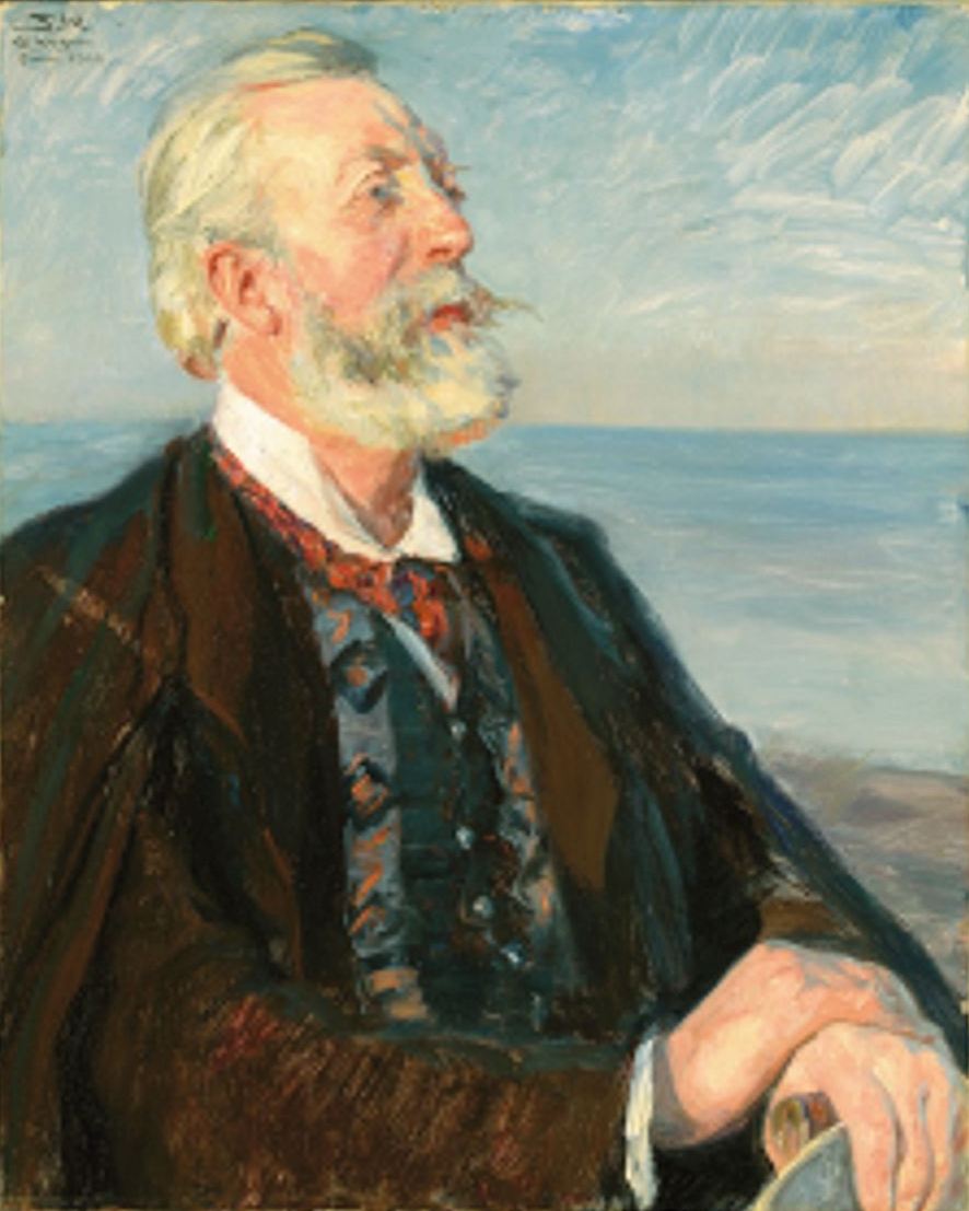 Studie til portrættet af Holger Drachmann. - Peder Severin Krøyer