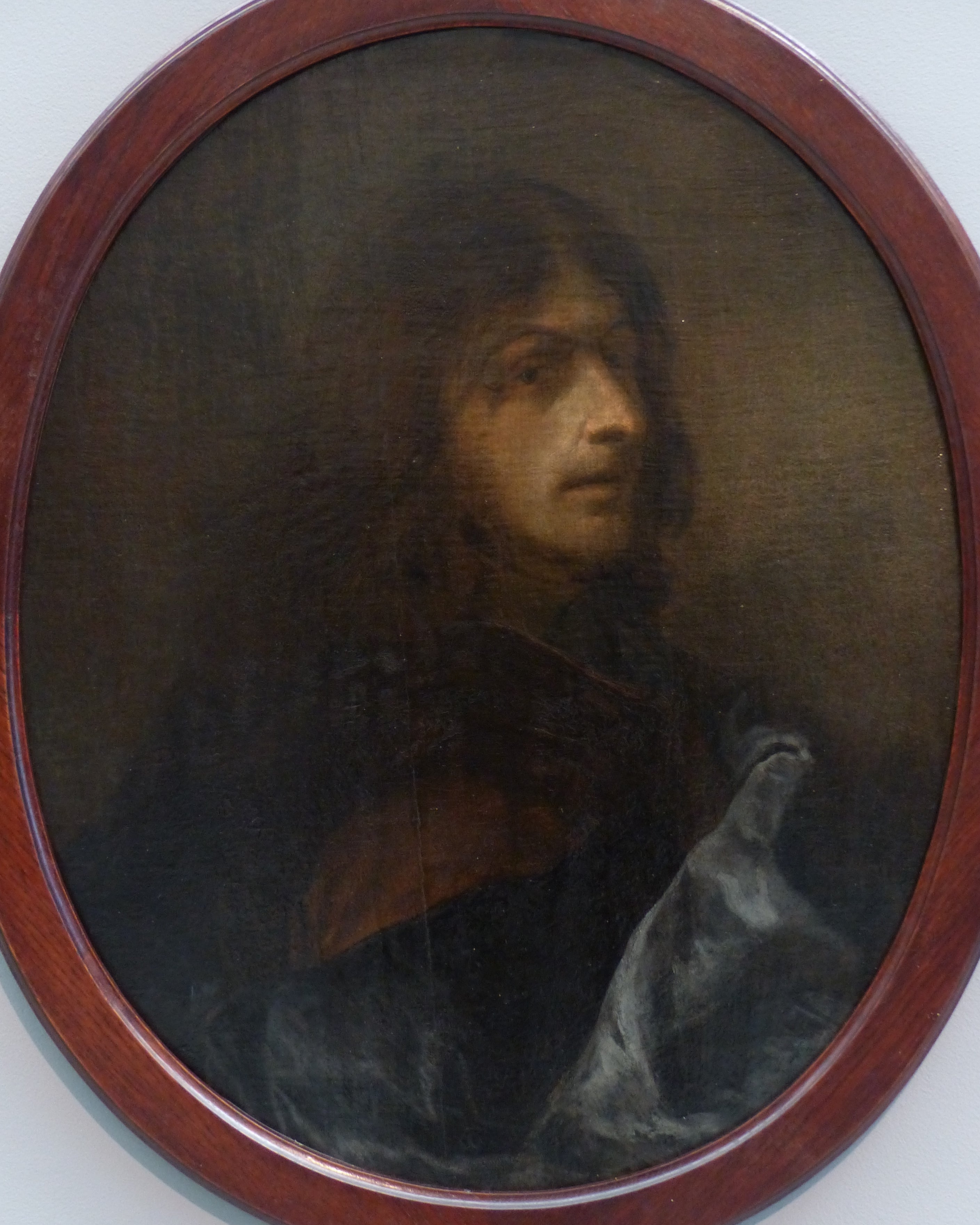 Autoportrait de Sébastien Bourdon - Hyacinthe Rigaud