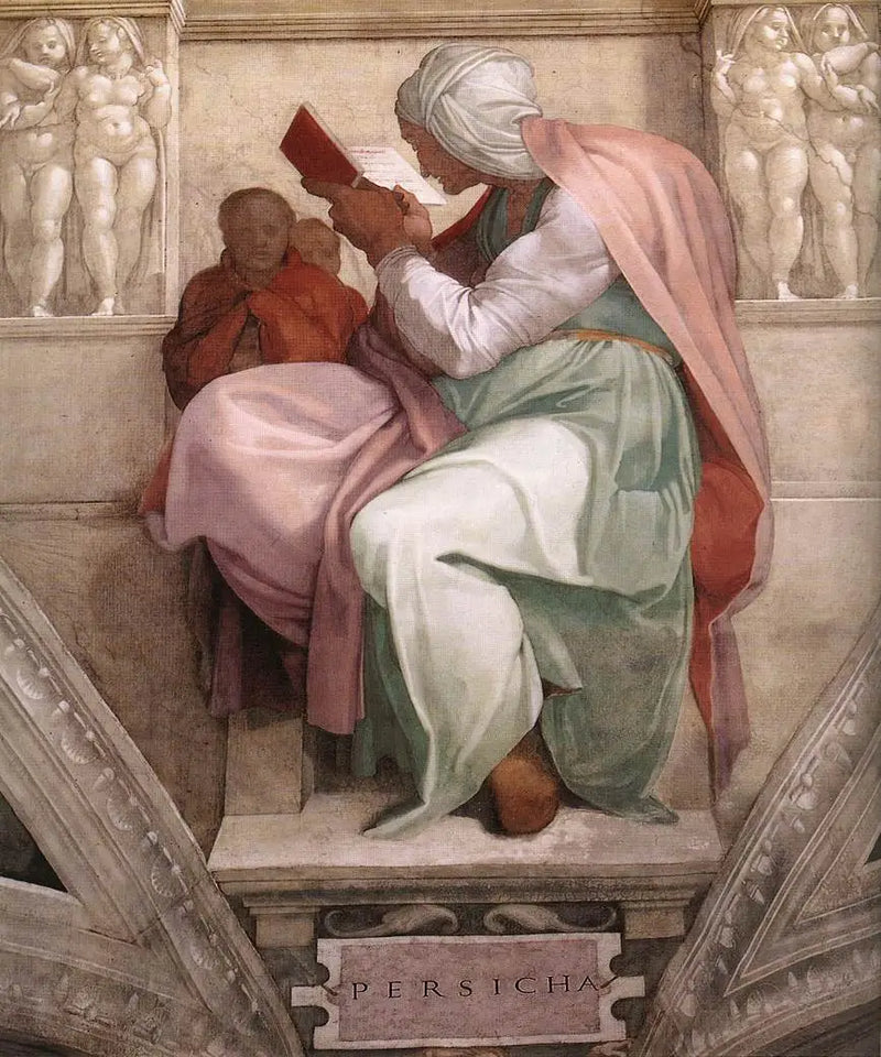 Persiens Sibylle - Michelangelo