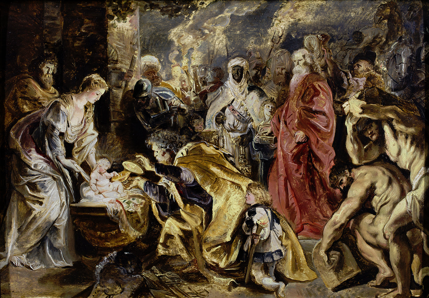 Adoration af de vise mænd - Peter Paul Rubens