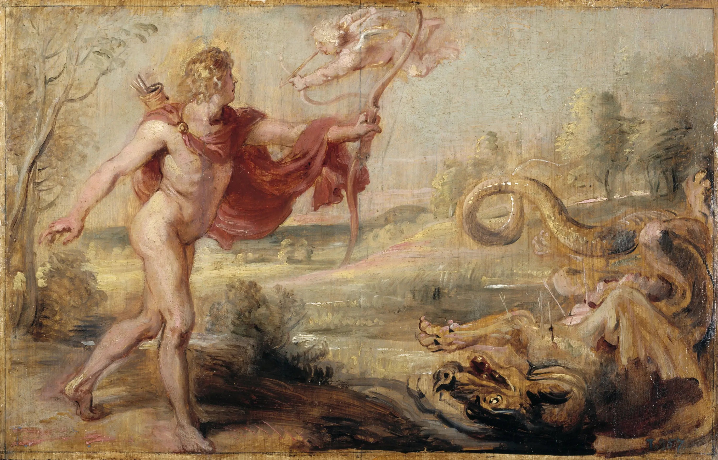 Apollon et Python - Peter Paul Rubens - Alpha Reproduction