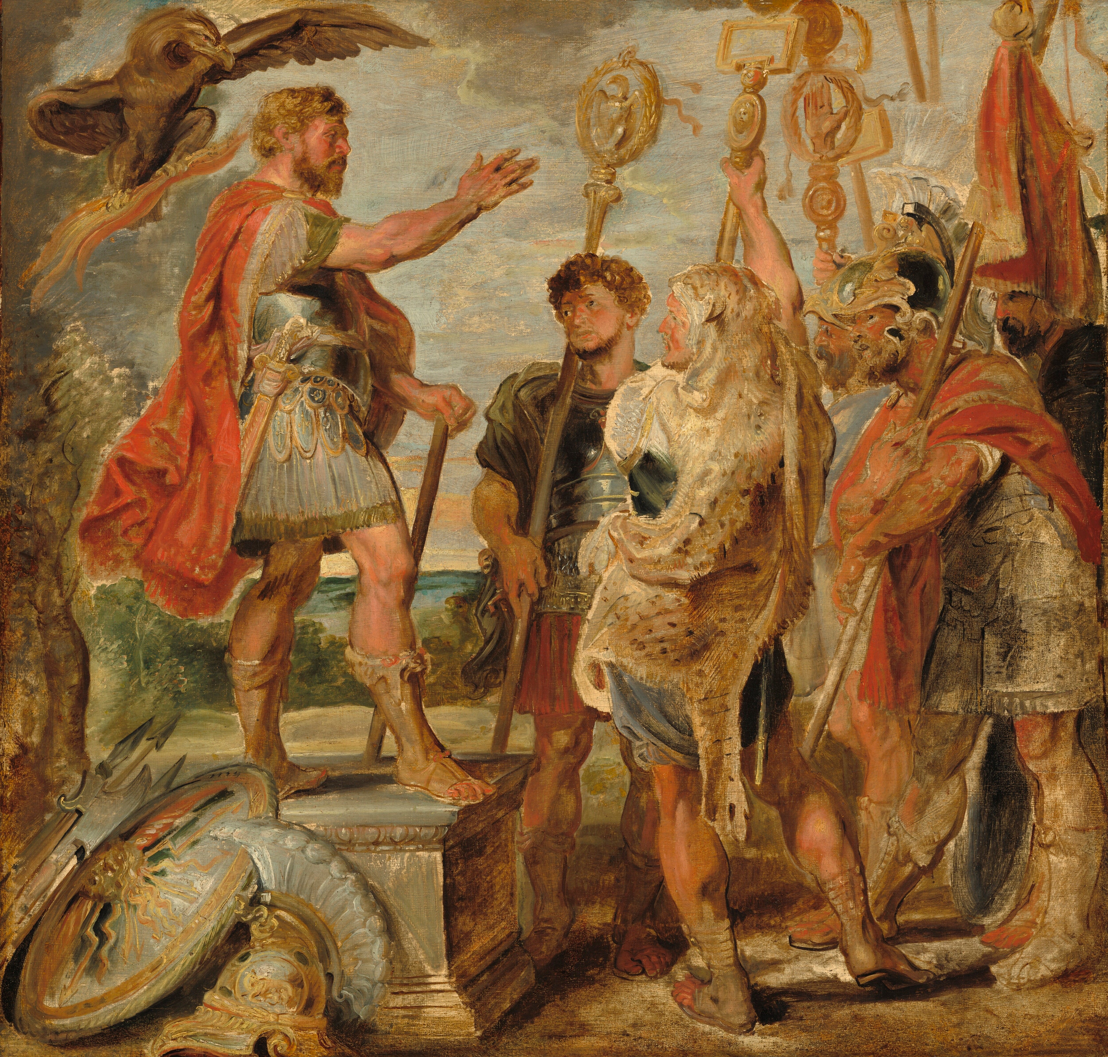 Decius Mus henvender sig til legionerne - Peter Paul Rubens