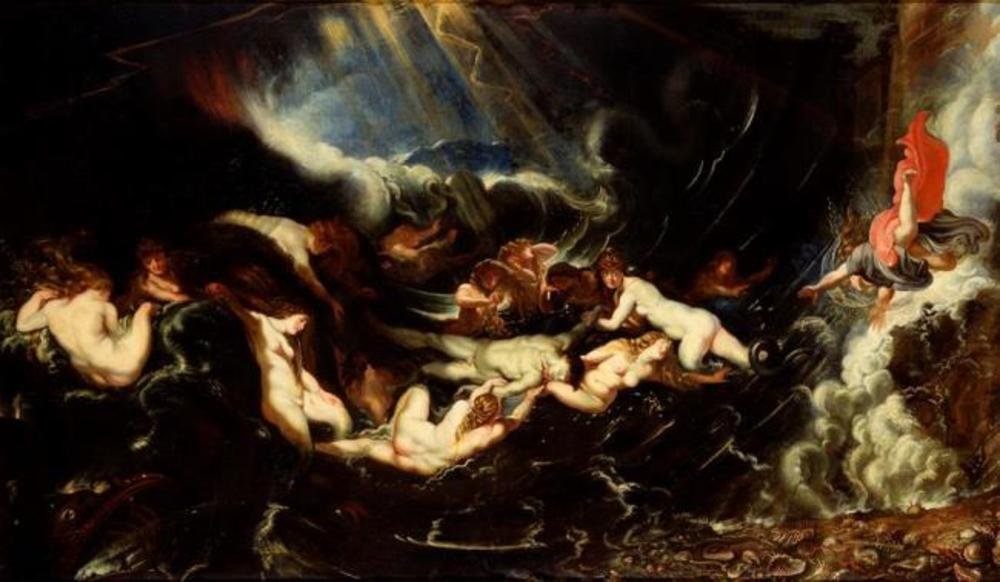 Helden og Leander - Peter Paul Rubens