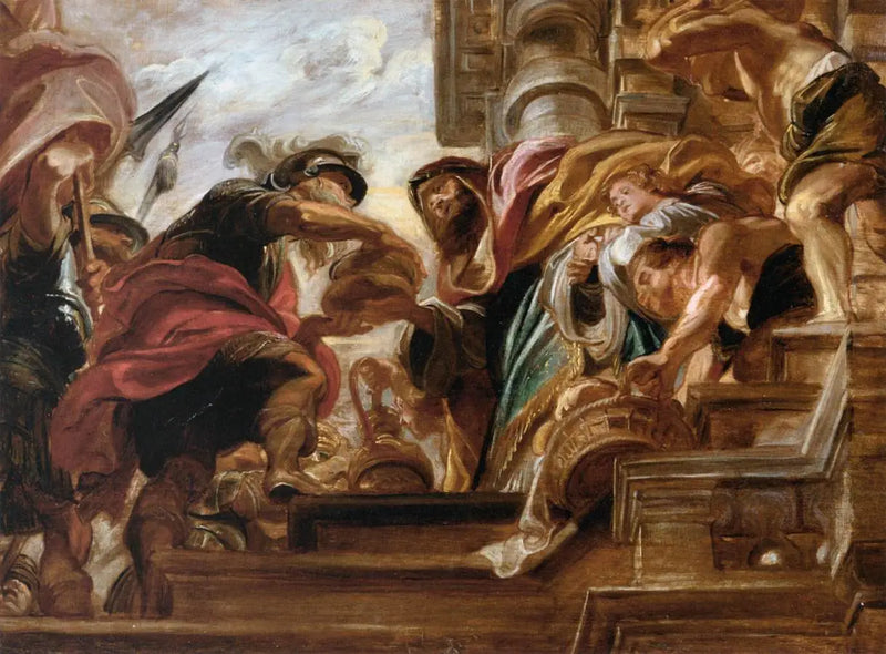 Abraham og Melkisedek - Peter Paul Rubens