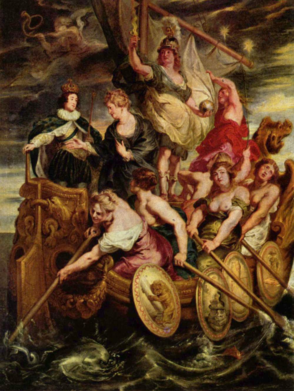 Majoriteten af Louis XIII, 20. oktober 1614 - Peter Paul Rubens
