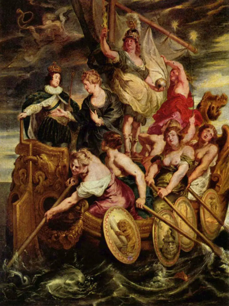 Majoriteten af Louis XIII, 20. oktober 1614 - Peter Paul Rubens