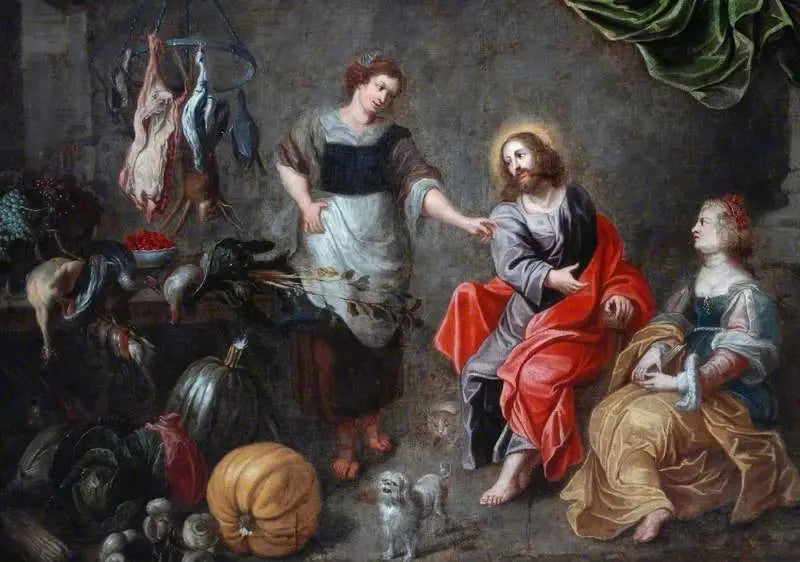 Le Christ avec Marthe et Marie à Béthanie - Peter Paul Rubens - Alpha Reproduction