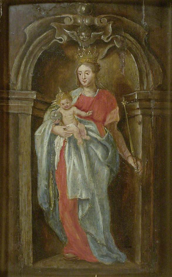 Jomfruen med barnet i en niche - Peter Paul Rubens