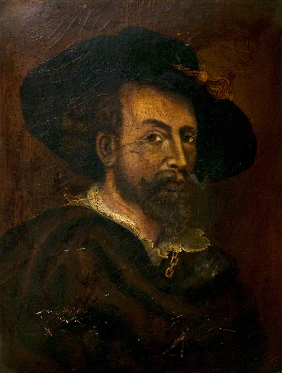 Selvportræt (kopi af et original fra 1623) - Peter Paul Rubens