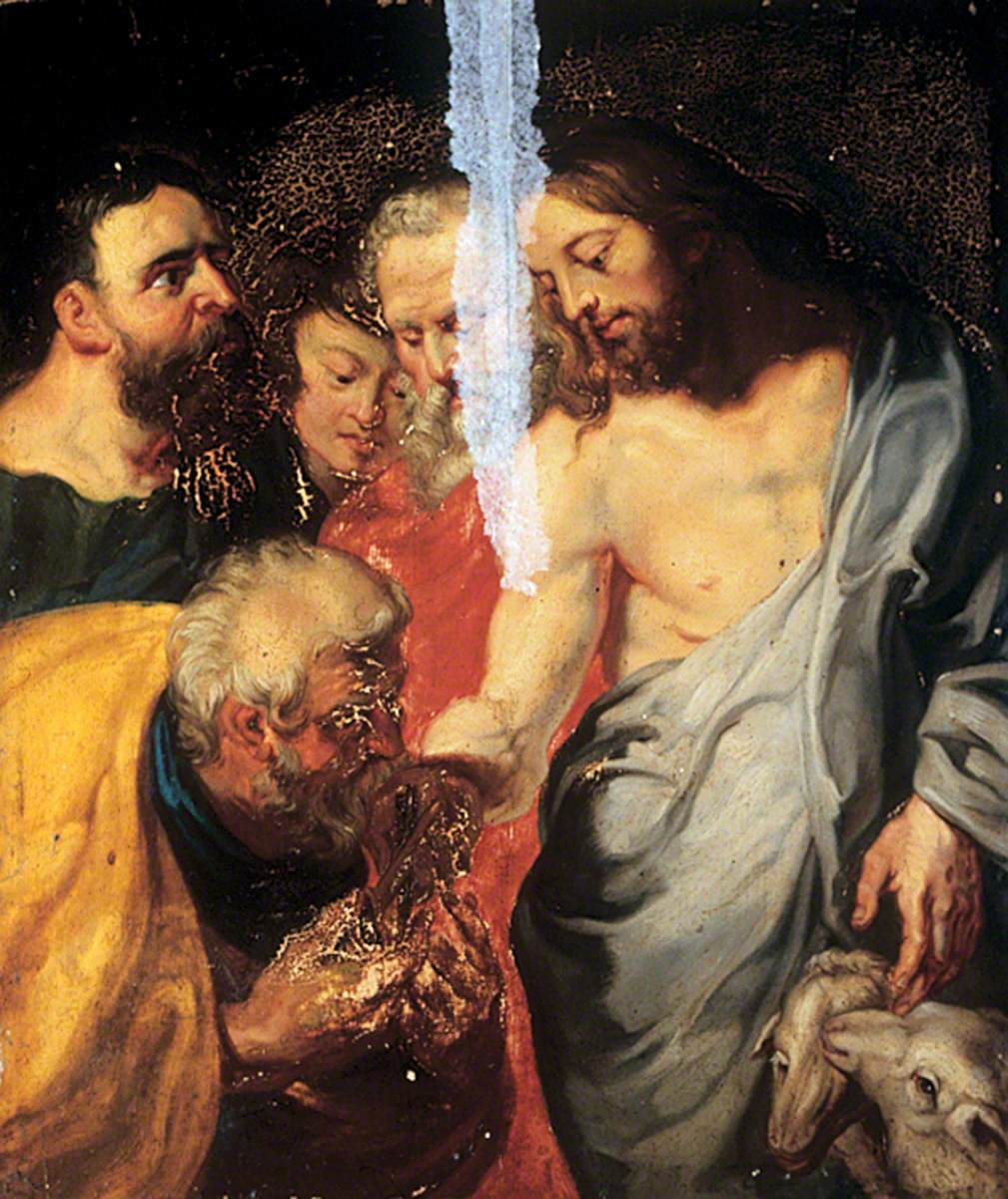Kristi ankomst til Sankt Peter - Peter Paul Rubens