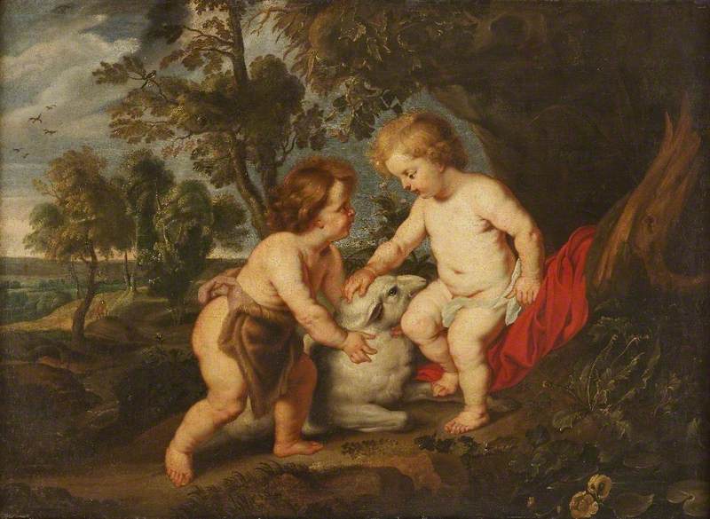 Jesusbarnet og hellige Johannes - Peter Paul Rubens