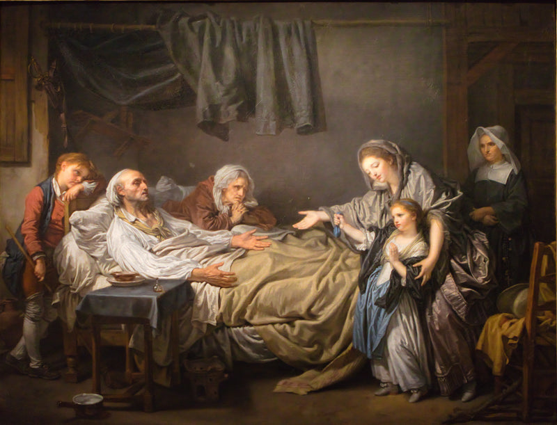 Charitéens dame - Jean-Baptiste Greuze