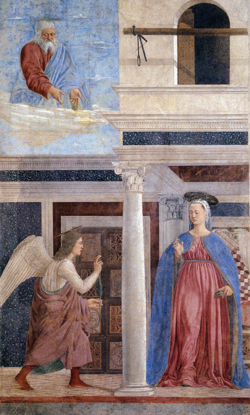 L'Annonciation - Piero della Francesca