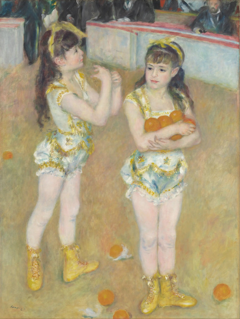 Akrobater i Cirque Fernando (Francisca og Angelina Wartenberg) - Pierre-Auguste Renoir
