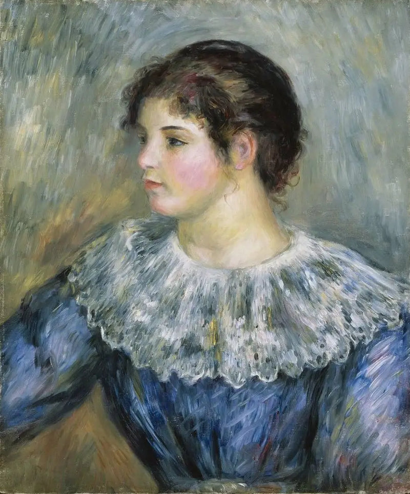 Busteportræt af ung pige - Pierre-Auguste Renoir