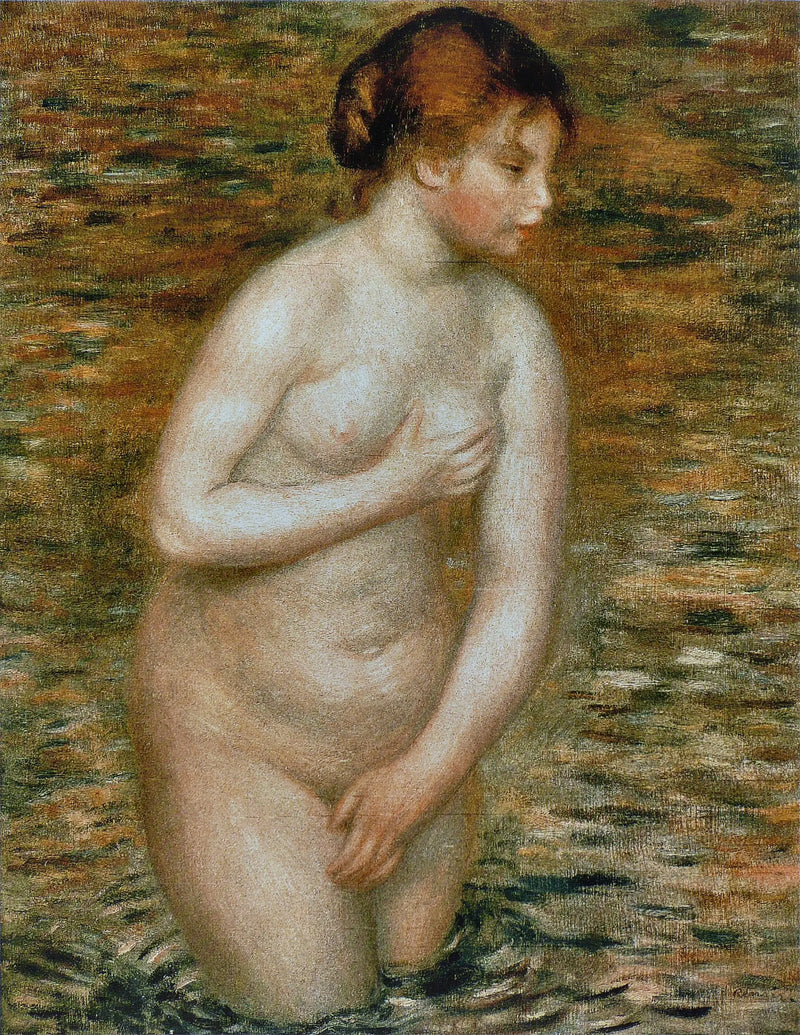 Nu i vandet - Pierre-Auguste Renoir